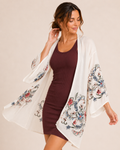 Floral Escape Cream Kimono