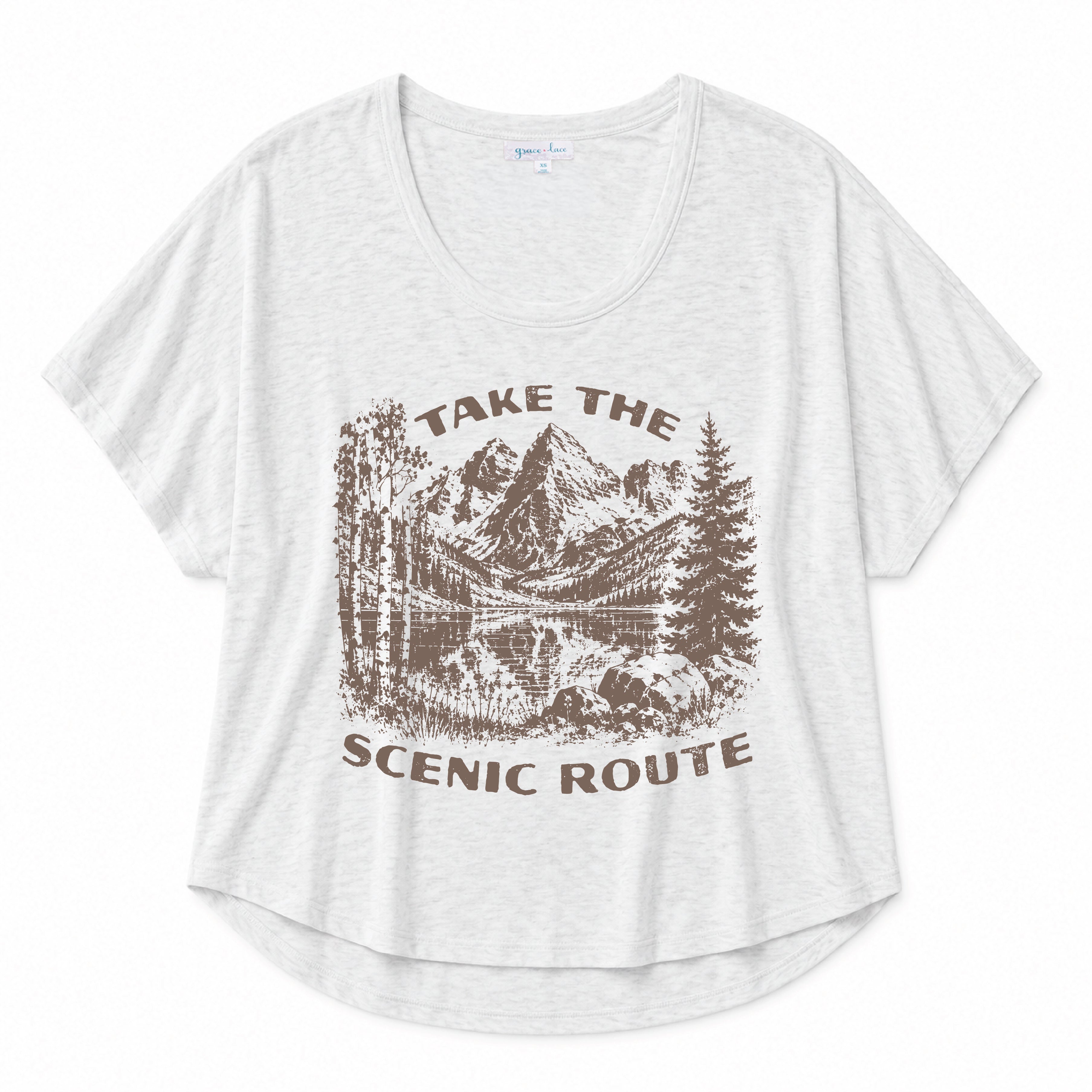 Take the Scenic Route Graphic Tee